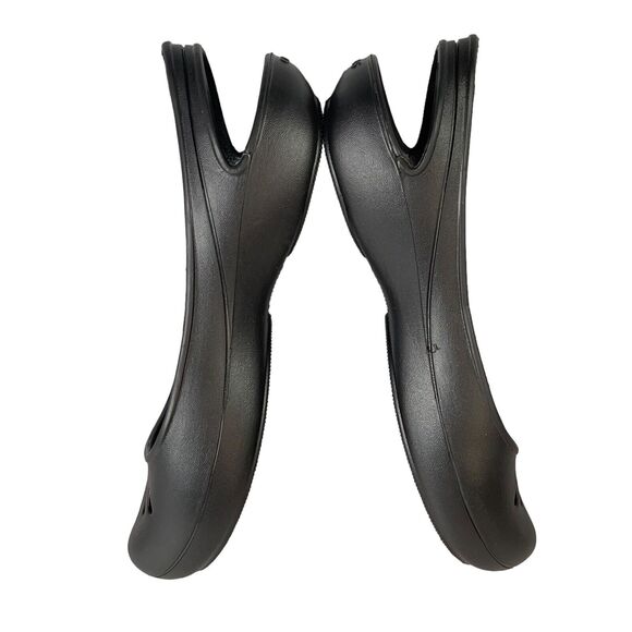 Crocs Shoes Womens SIZE 6 Taylor Slingback Black Slip On Casual Closed Toe - Picture 4 of 9